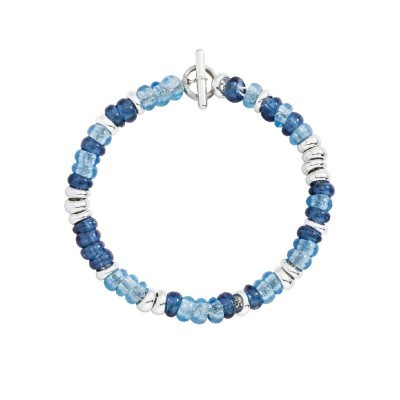 Bracciale Rondelle Argento & Plastica [ef4e7039]