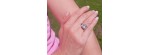 Anello Minou oro diamanti e acquamarina [bc96c4b9]