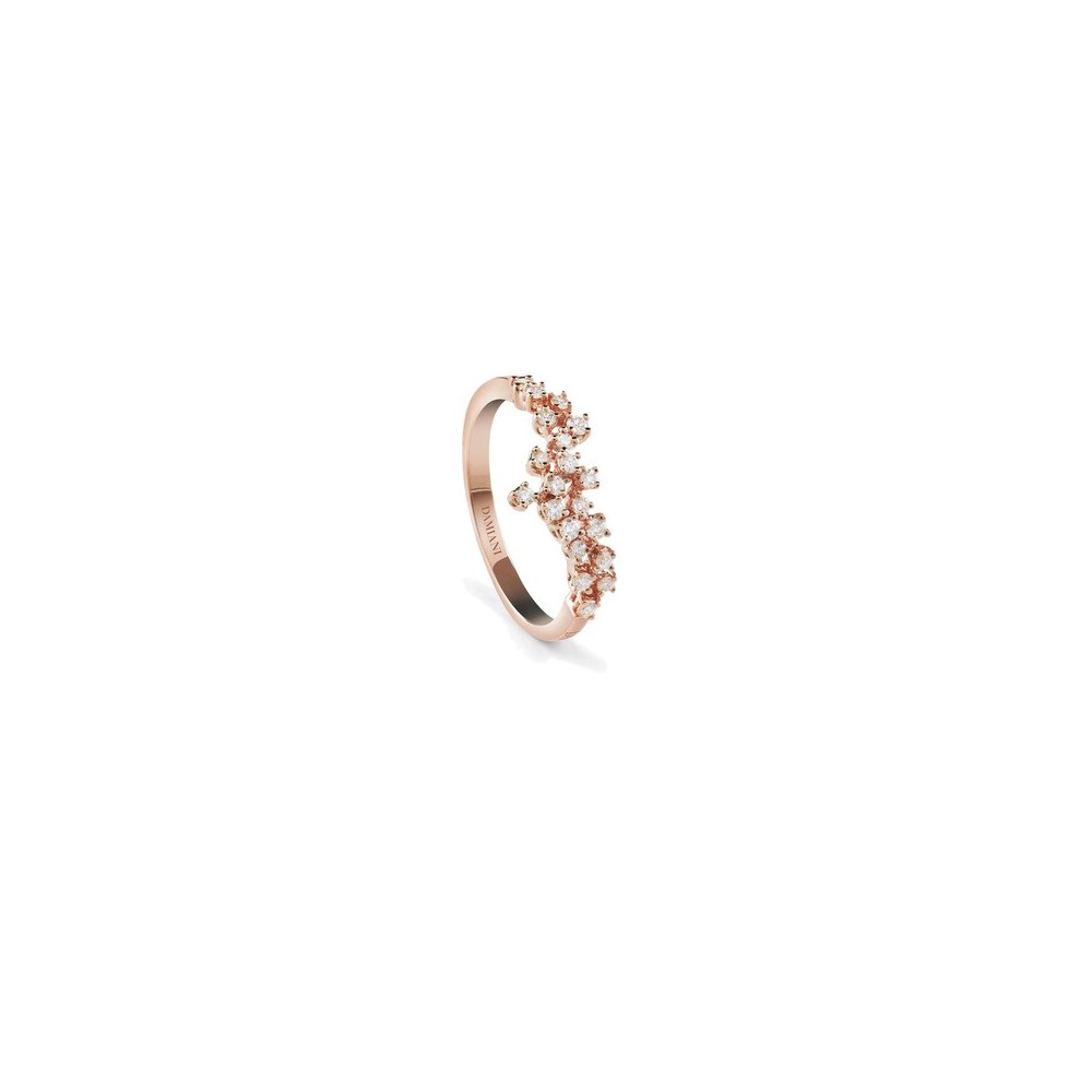 Anello Mimosa oro rosa con diamanti [2417d624]