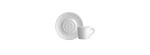 Tazza caffè con piattino Louvre Bianco [d717a67c]