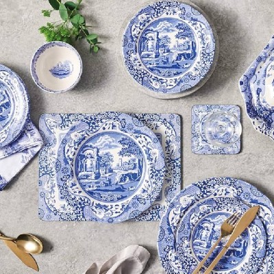 Piattino piano 20 cm Spode Blue Italian [1809219e]