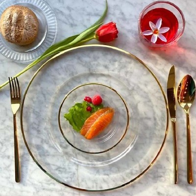 Sottopiatto Aria Decoro Filo Oro [8d7b8285]