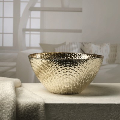Centrotavola Pattern 28 cm Oro Silver [fe95a78a]