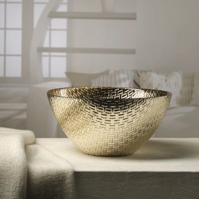 Centrotavola Pattern 28 cm Oro Silver [27b3e487]