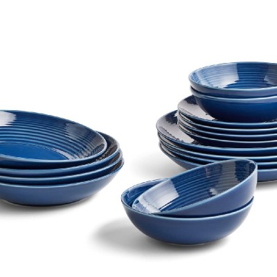 Set piatti 35 pz Gordon Ramsay Maze blu [f2878b36]