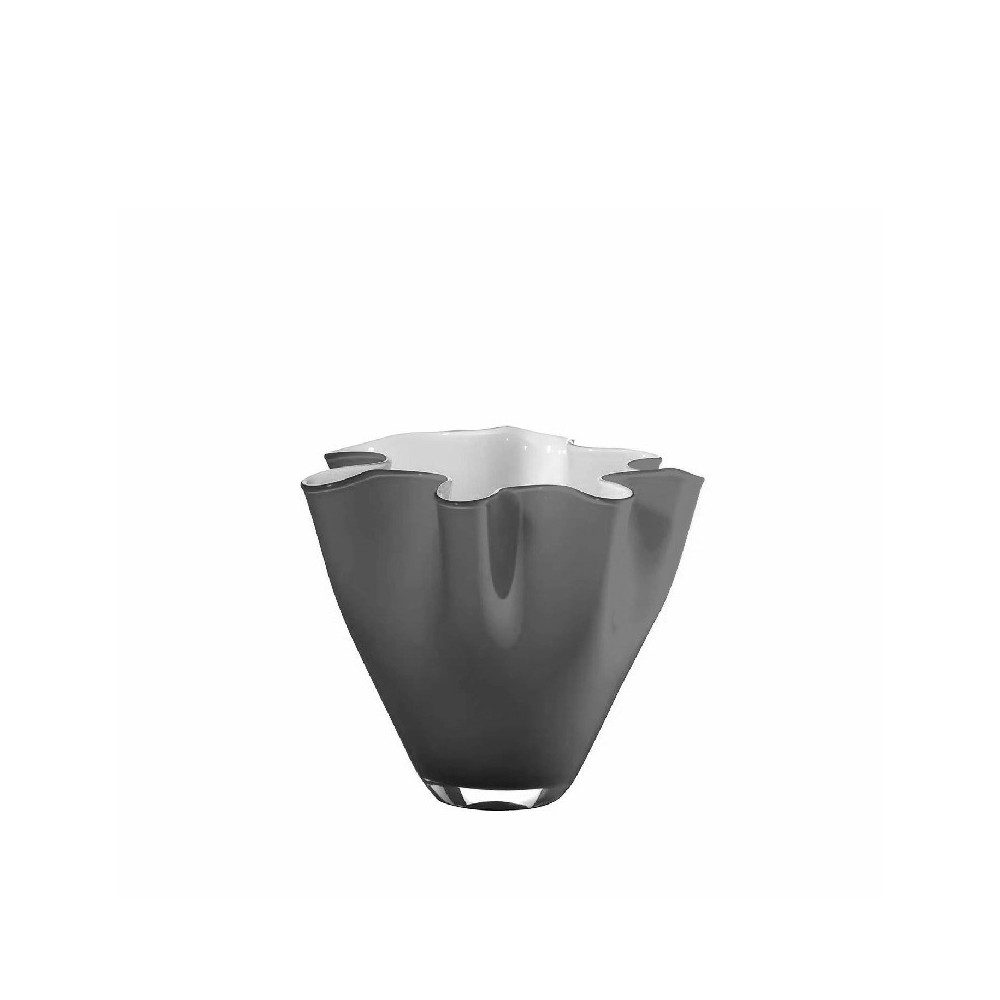 Mini Cachepot Wave Opale grey 13 cm [d0e42ac8]