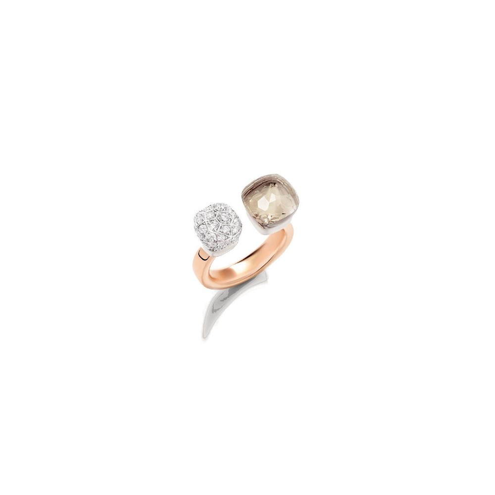 Anello Nudo Topazio Bianco [6a5b5986]