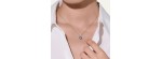 Collana con pendente Nudo Mini Topazio Blu London [448d44fc]
