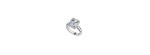 Anello Minou oro bianco brillante acquamarina [f0235da6]