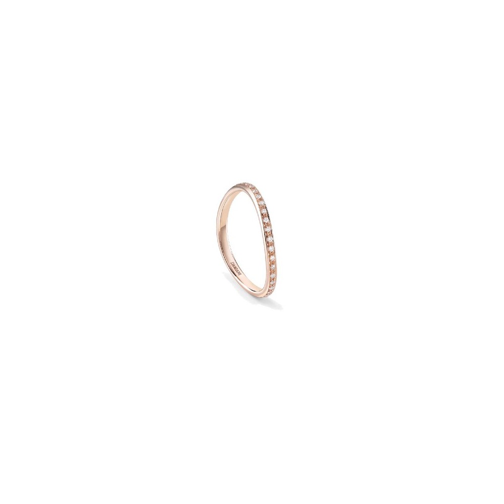 Anello Minou oro rosa con diamanti [55030168]