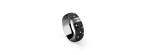 Anello Metropolitan oro bianco brunito e diamanti [d744b11b]