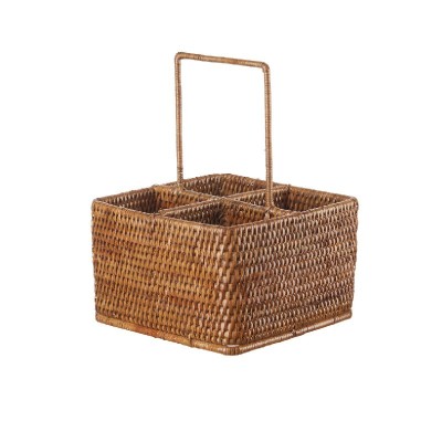 Portabicchieri/Portaposate in Rattan [659f9337]