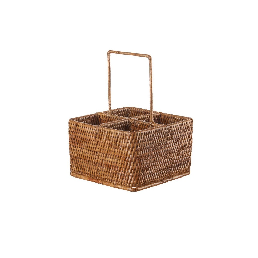 Portabicchieri/Portaposate in Rattan [659f9337]