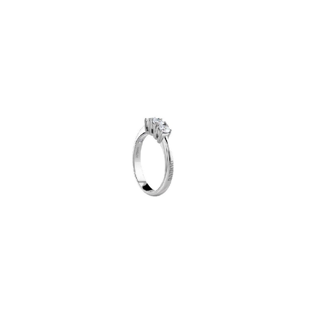 Anello Trilogy Luce oro bianco e diamanti [9898e9d1]