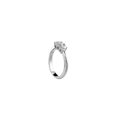 Anello Trilogy Luce oro bianco e diamanti [9898e9d1]