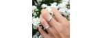 Anello Trilogy Luce oro bianco e diamanti [41beaadc]
