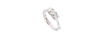 Anello Trilogy Luce oro bianco e diamanti [f6a36bd8]