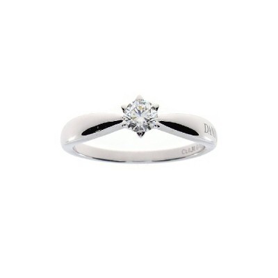 Anello Solitario Sei Tu oro bianco e diamanti [5400019b]