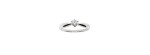 Anello Solitario Sei Tu oro bianco e diamanti [5400019b]
