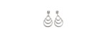 Orecchini Eclisse oro bianco e diamanti [0d38c8fd]