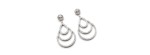 Orecchini Eclisse oro bianco e diamanti [d41e8bf0]