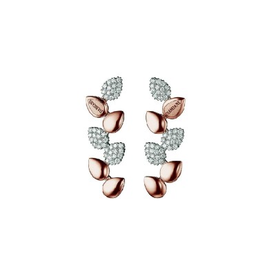 Orecchini Antera oro bianco/rosa e diamanti [abe56a23]