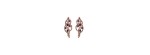 Orecchini Natural Grace oro diamante e ametista [5cddb0ea]