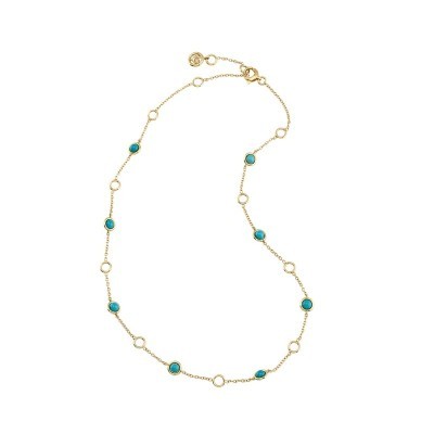 Catena Accessori Oro giallo e turchesi [cd94eea6]
