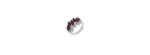 Anello Special Classic oro bianco diamante rubino [1227b50e]