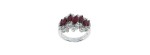 Anello Special Classic oro bianco diamante rubino [cb01f603]