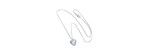 Collana Minou oro bianco e diamante acquamarina [5d0093ad]
