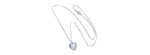 Collana Minou oro bianco e diamante acquamarina [8426d0a0]