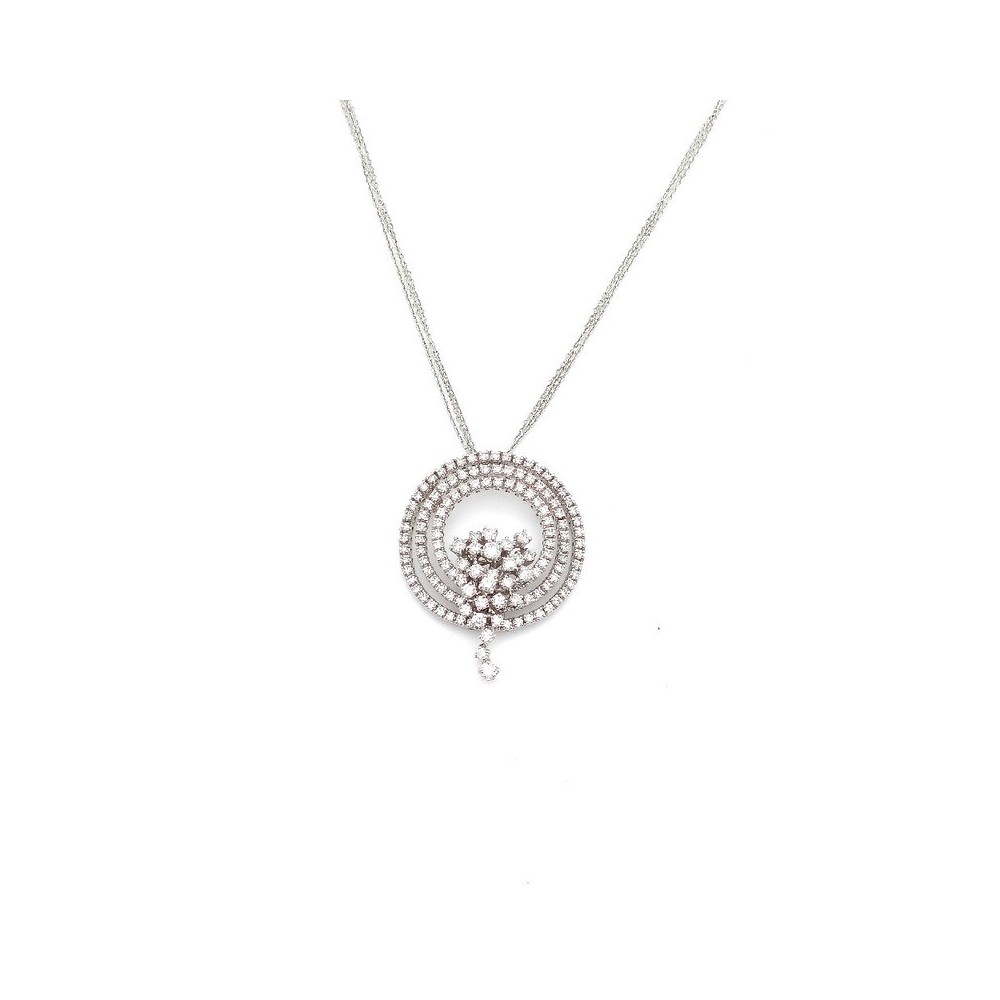 Collana Sophia Loren oro bianco e diamanti [aa9aac26]