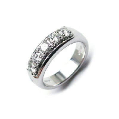 Veretta oro bianco e diamanti [82af2956]