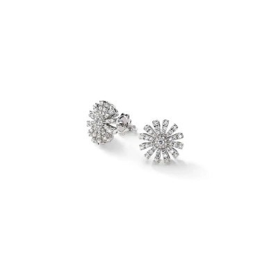 Orecchini Margherita oro bianco e diamanti [18b8a947]