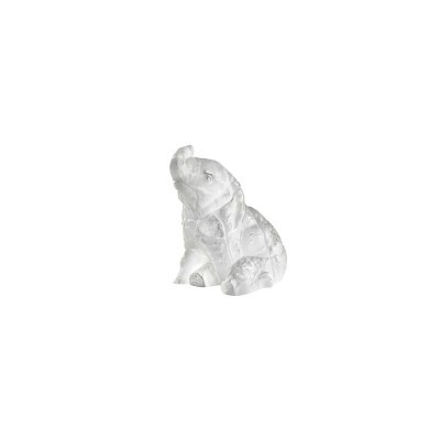 Scultura Elefante in cristallo trasparente [5f200177]