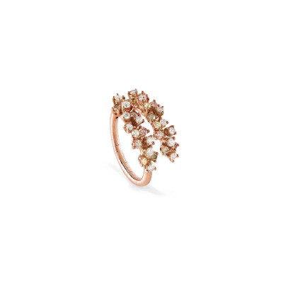Anello Mimosa oro rosa e diamanti [ee6afb82]