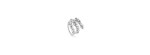 Anello Mimosa oro bianco e diamanti [8e987973]