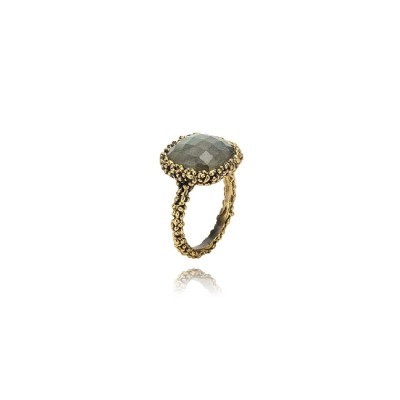 Anello Principessa Bronzo Cioccolato Labradorite [13e6a17f]