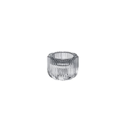 Portacandela a bugia Fleur trasparente [eb82a30c]