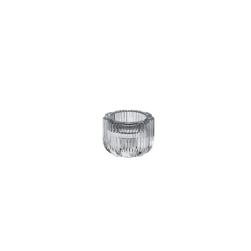 Portacandela a bugia Fleur trasparente [eb82a30c]