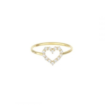 Anello Brillando Cuore 18kt [b30dcfb2]