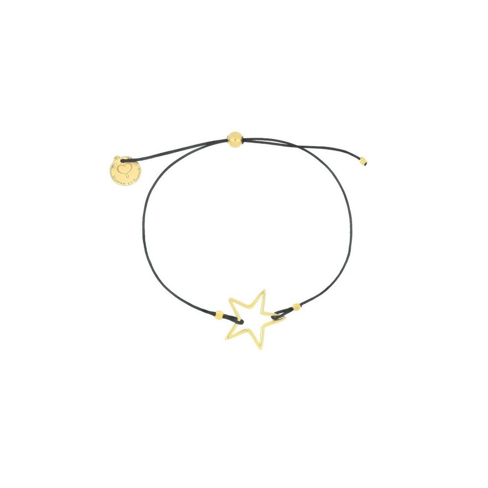 Bracciale filo nero You Stella [9781d44b]