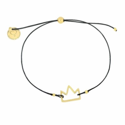 Bracciale filo nero You Corona [fe4e362d]