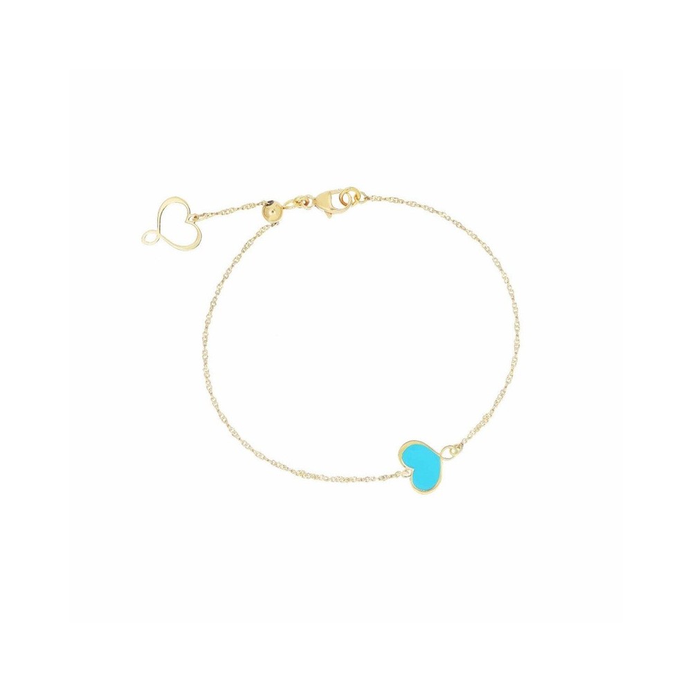 Bracciale Maman et Sophie cuore Azzurro [a56d70b0]
