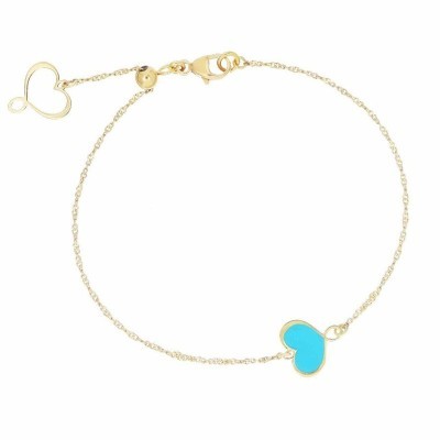 Bracciale Maman et Sophie cuore Azzurro [7c4b33bd]
