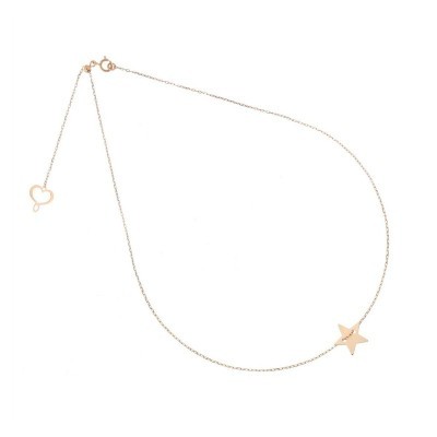 Girocollo 18kt Stella Passante [91392ce8]