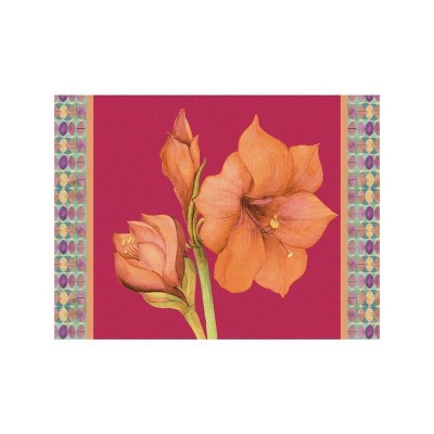 Tovaglietta rigida Magenta Amaryllis [3bc8cabf]