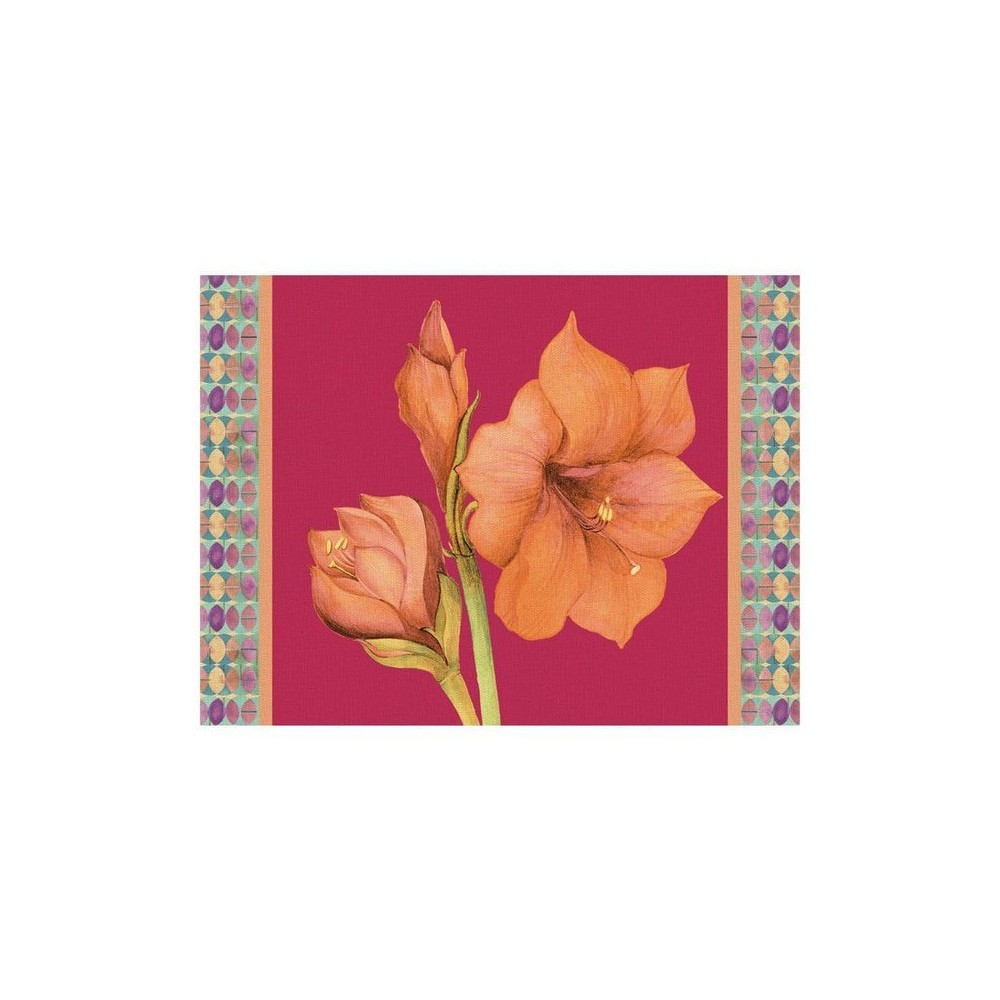 Tovaglietta rigida Magenta Amaryllis [3bc8cabf]