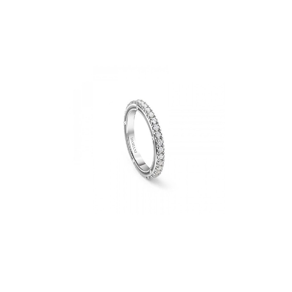 Veretta intera D.Side oro bianco e diamanti [a674a2ce]